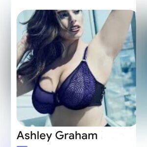 AG PURPL/BLK Unlined Underwire, 42H *P1092